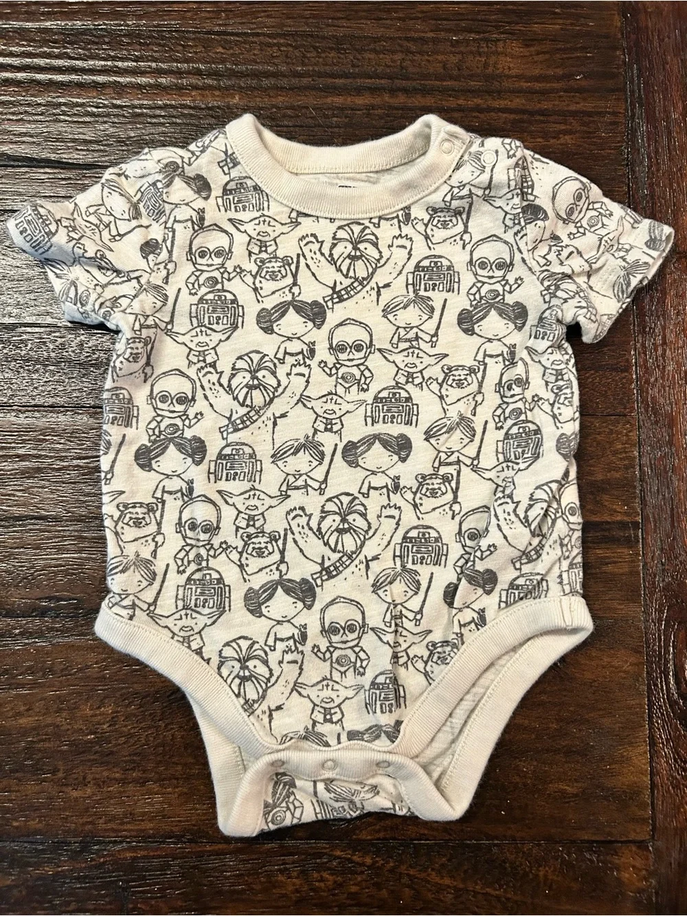 GAP Baby Star Wars Neutral Character Matching Short Set - 3/6 months